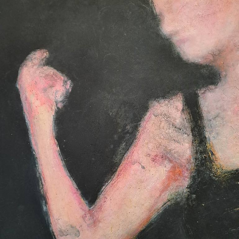 Original Figurative Women Painting by Wilfrid Moizan