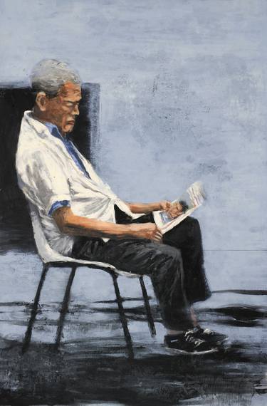 Original Figurative Portrait Paintings by Wilfrid Moizan