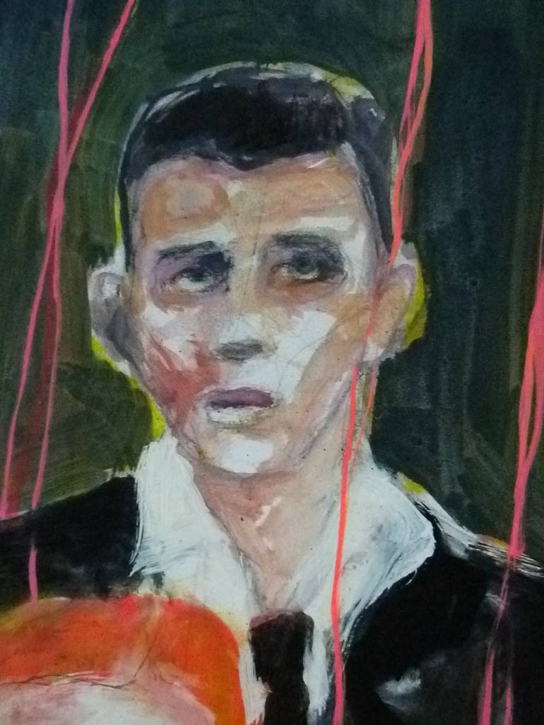 Original Figurative Men Painting by Wilfrid Moizan