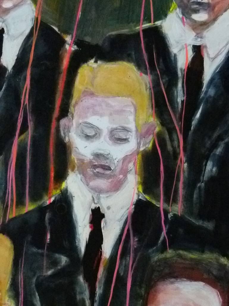 Original Figurative Men Painting by Wilfrid Moizan