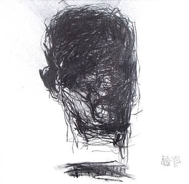 Original Figurative Portrait Drawings by Wilfrid Moizan