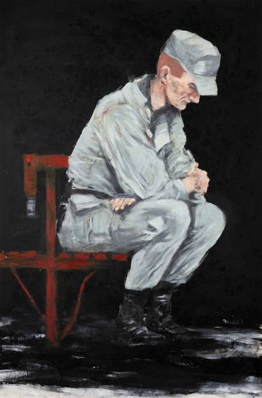 Original Figurative Men Paintings by Wilfrid Moizan