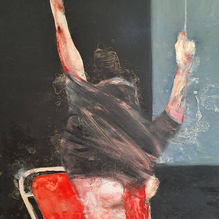Original Figurative Nude Painting by Wilfrid Moizan