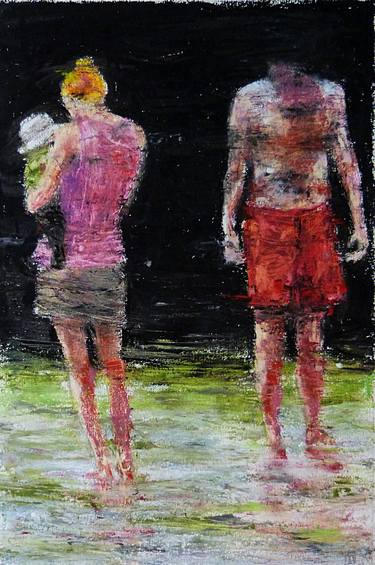 Original Figurative Men Paintings by Wilfrid Moizan