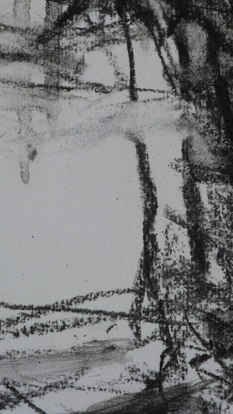 Original Figurative Landscape Drawing by Wilfrid Moizan