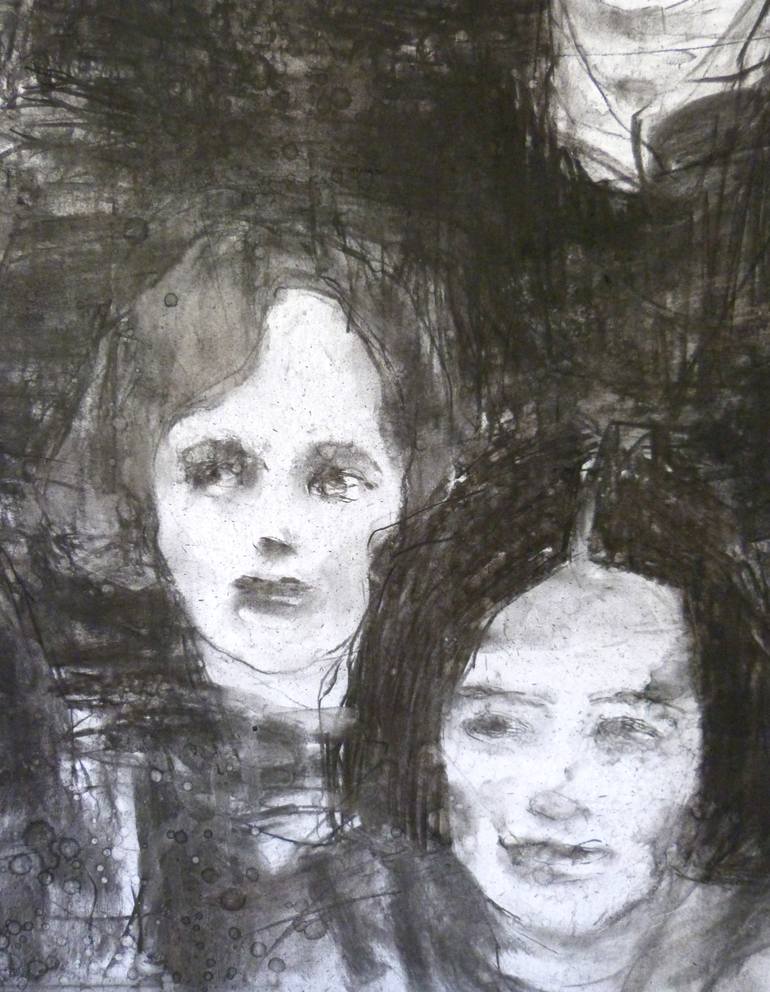 Original Figurative Women Drawing by Wilfrid Moizan