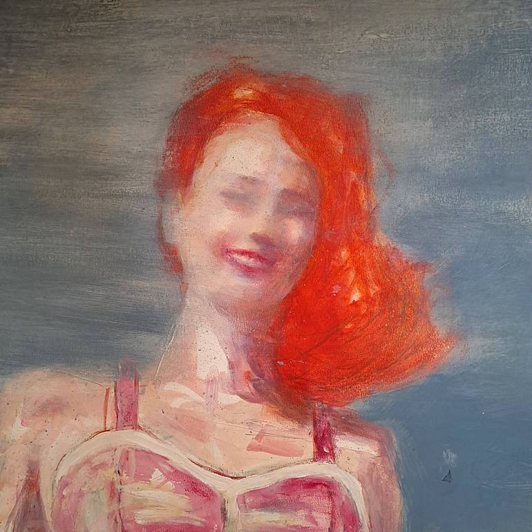 Original Figurative Women Painting by Wilfrid Moizan