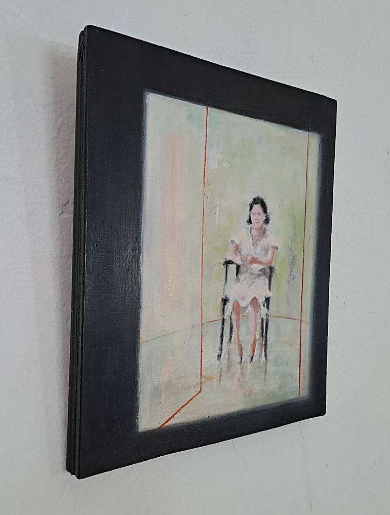 Original Figurative Women Painting by Wilfrid Moizan