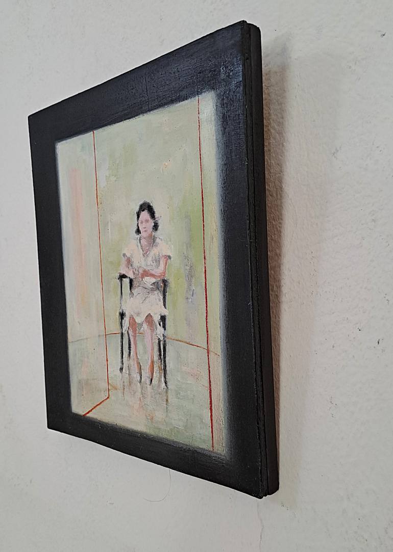 Original Figurative Women Painting by Wilfrid Moizan