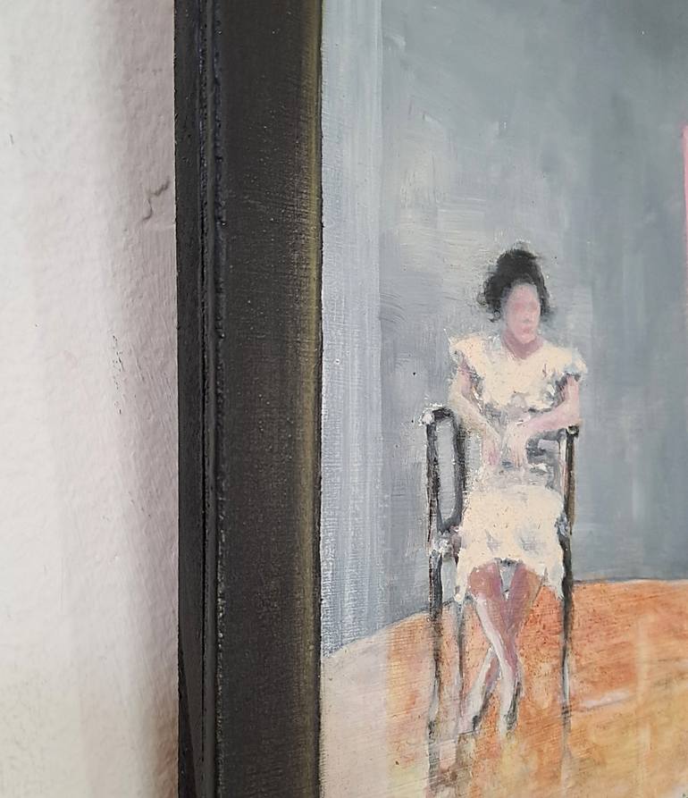 Original Figurative Women Painting by Wilfrid Moizan