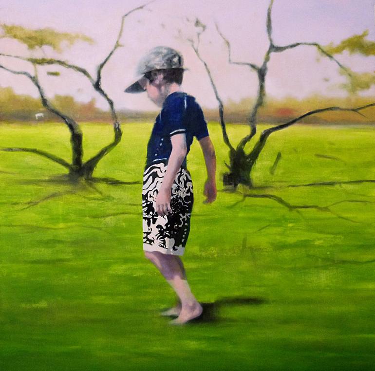 Original Figurative Seasons Paintings by Wilfrid Moizan