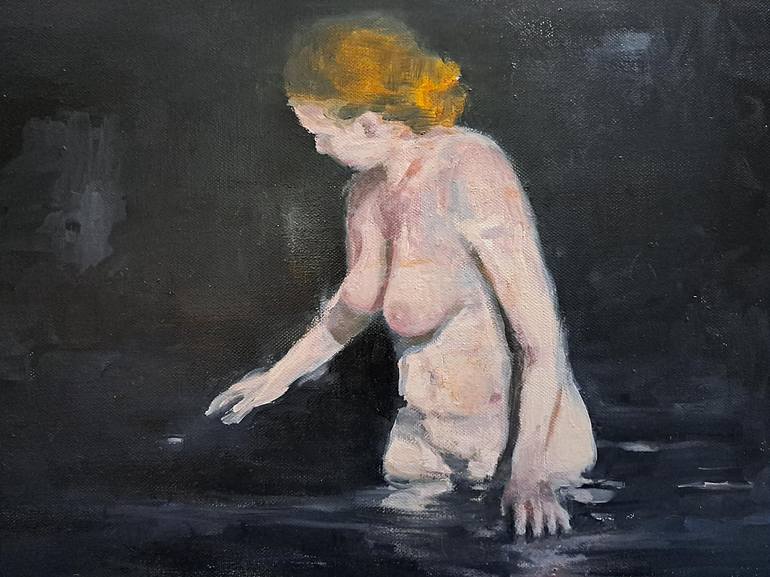 Original Nude Painting by Wilfrid Moizan