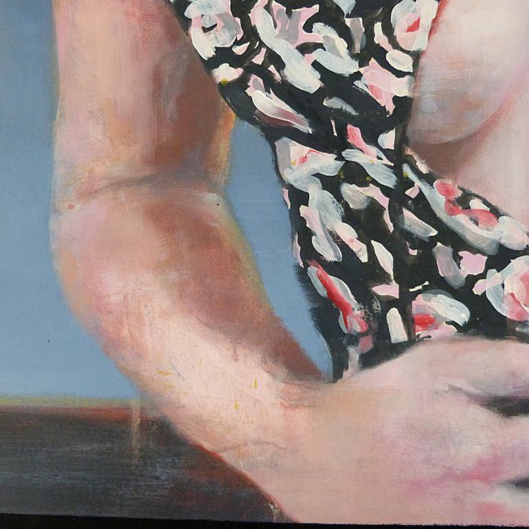 Original Figurative Women Painting by Wilfrid Moizan