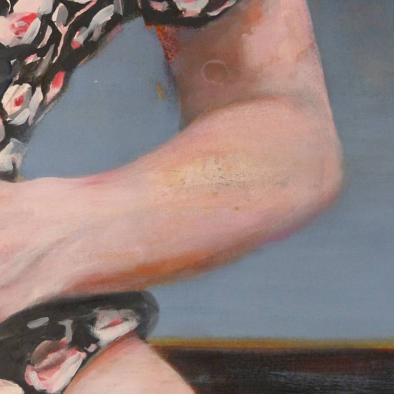 Original Figurative Women Painting by Wilfrid Moizan