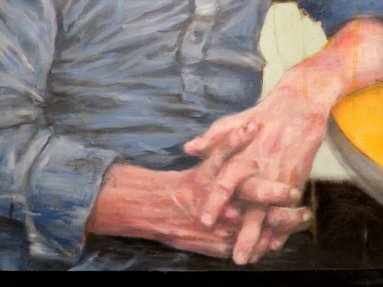 Original Figurative Men Painting by Wilfrid Moizan