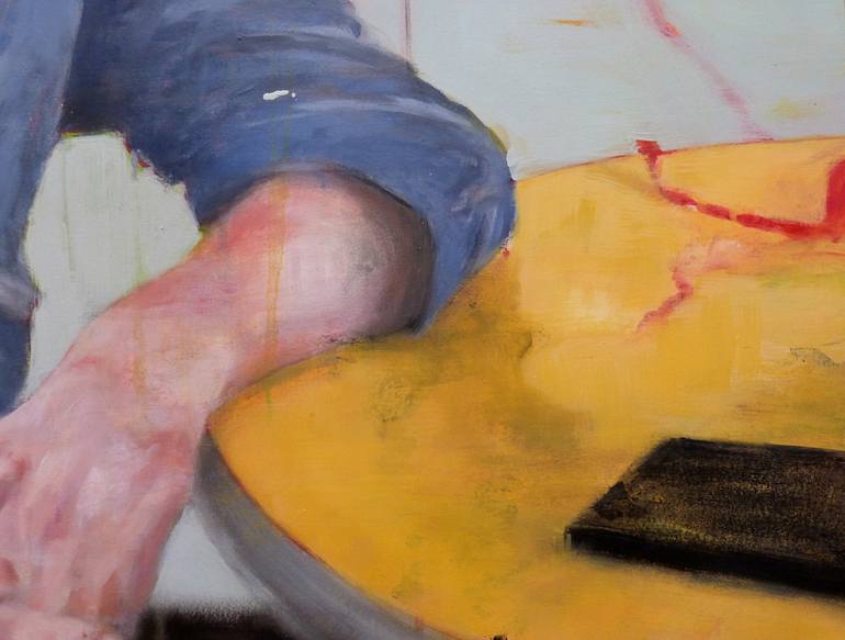 Original Figurative Men Painting by Wilfrid Moizan