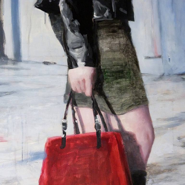 Original Figurative Women Painting by Wilfrid Moizan