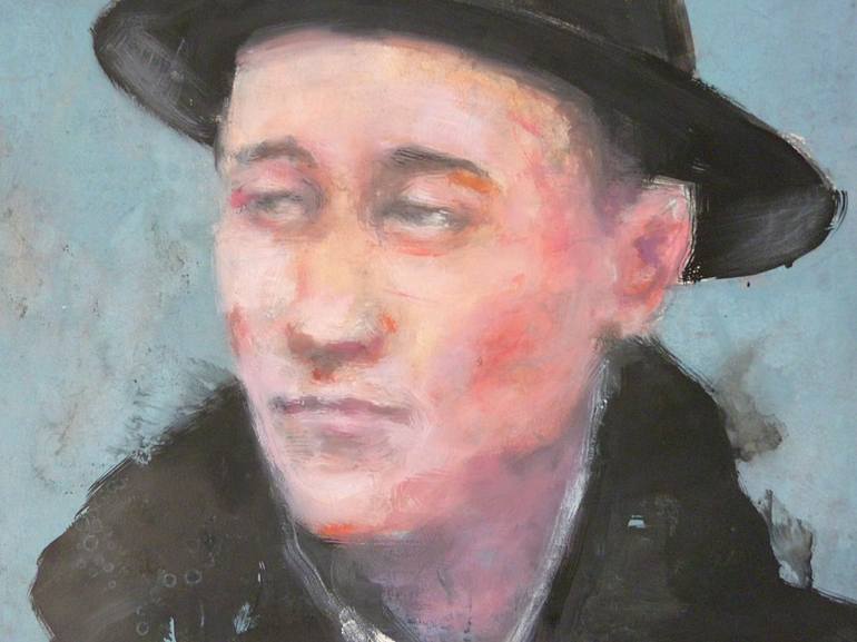 Original Figurative Portrait Painting by Wilfrid Moizan