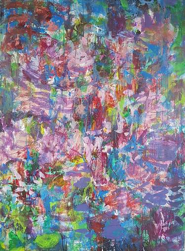 Original Abstract Expressionism Abstract Paintings by Anne Marie Gintrand
