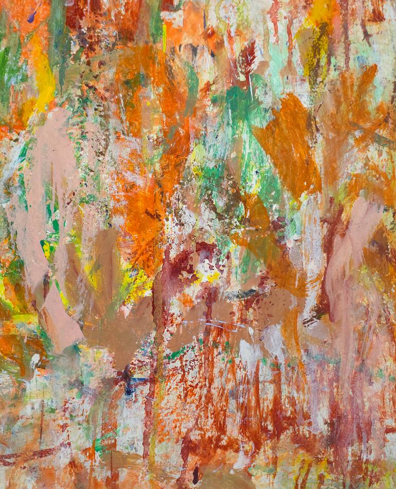Original Abstract Expressionism Abstract Painting by Anne Marie Gintrand