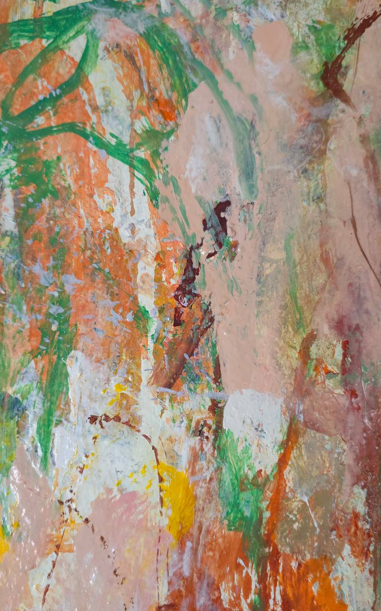 Original Abstract Expressionism Abstract Painting by Anne Marie Gintrand