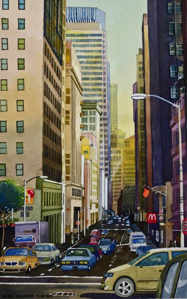 Original Architecture Paintings by Andre' Salvador