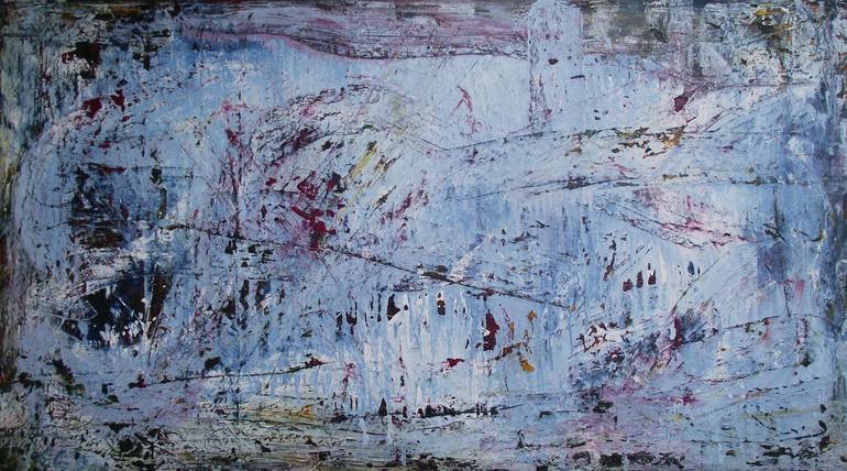 Original Abstract Expressionism Abstract Painting by Eduardo Dalazen