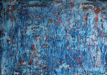 Original Abstract Expressionism Abstract Paintings by Eduardo Dalazen
