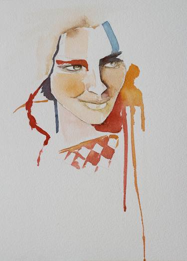 Print of Portraiture People Paintings by Maritta Jones