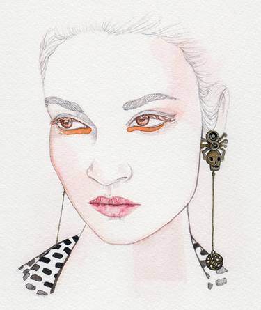 Print of Portraiture Fashion Mixed Media by Maritta Jones