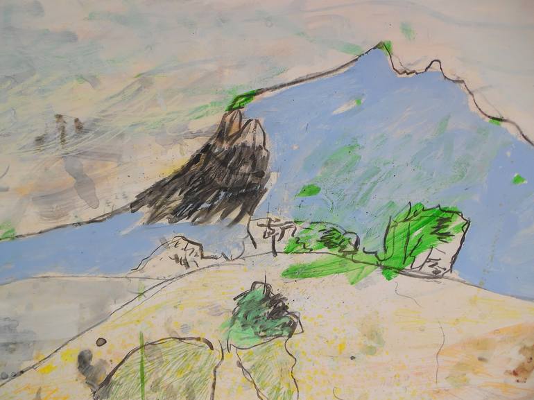 Original Landscape Drawing by Matilde Zijp