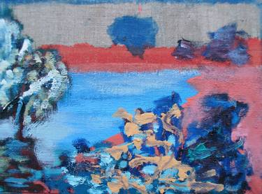 Original Abstract Expressionism Landscape Paintings by Matilde Zijp