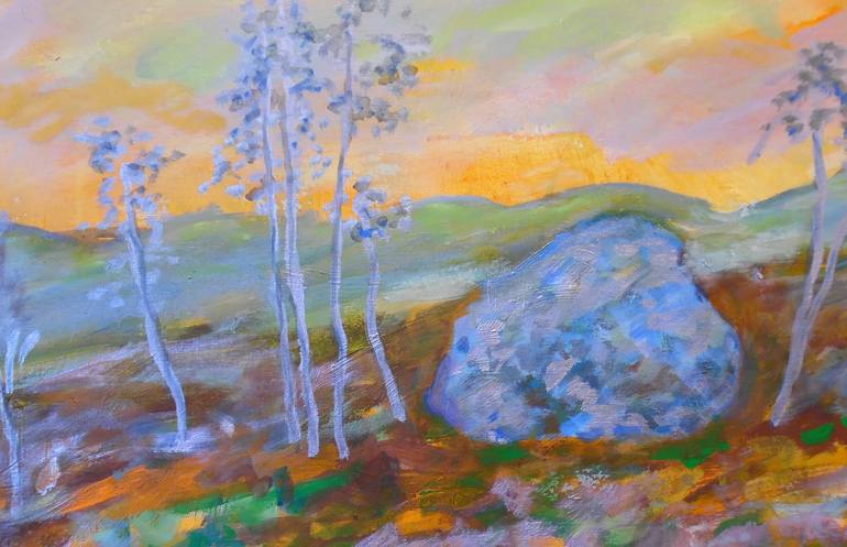 Original Expressionism Landscape Painting by Matilde Zijp