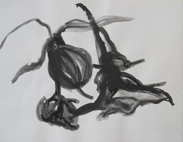 Print of Expressionism Floral Drawings by Matilde Zijp