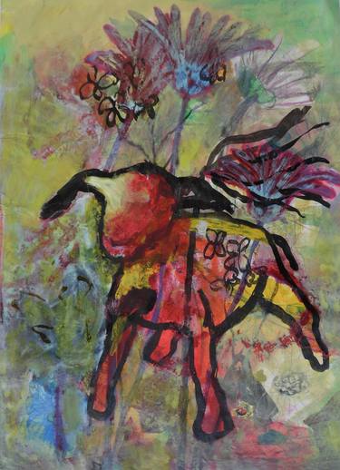Original Expressionism Animal Paintings by Matilde Zijp