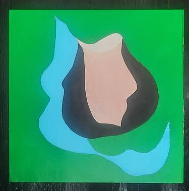 Original Abstract Expressionism Abstract Painting by Gregorio Herrera