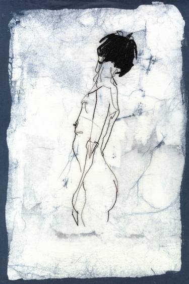 Original Figurative Nude Drawings by Shelley Morrow