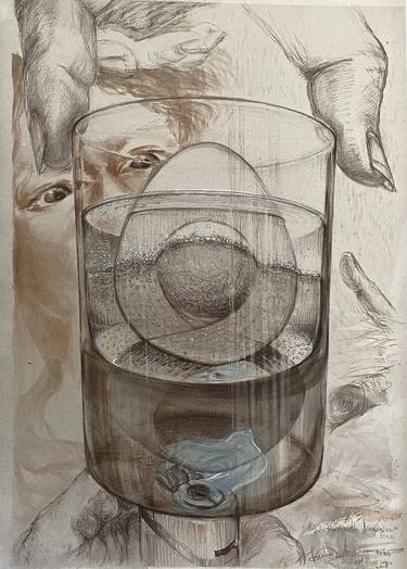 Print of Surrealism Science/Technology Drawings by Jeanna DArt