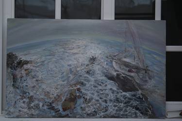 Print of Seascape Paintings by Jeanna DArt