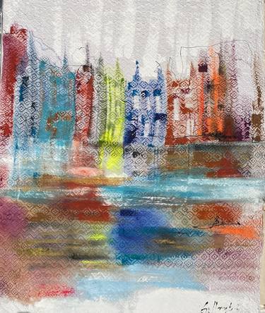 Original Architecture Paintings by Gisela Gaffoglio