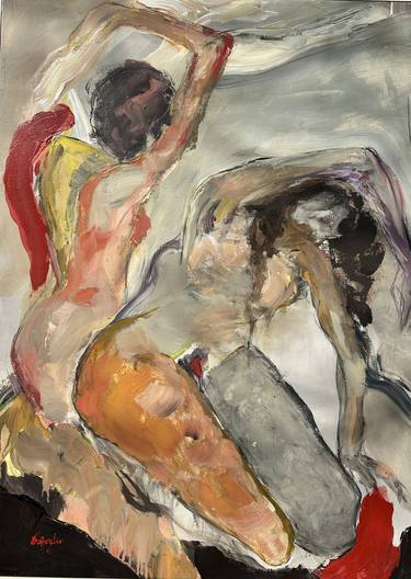 Print of Expressionism Nude Paintings by Gisela Gaffoglio