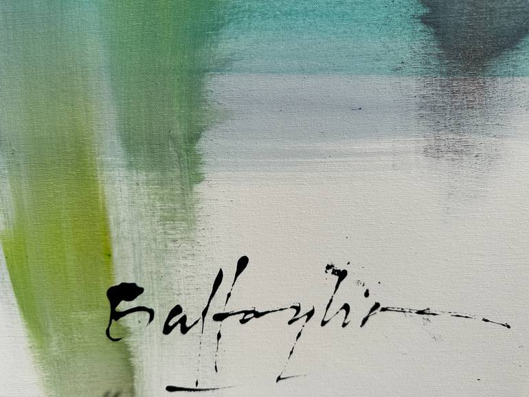 Original Abstract Expressionism Abstract Painting by Gisela Gaffoglio
