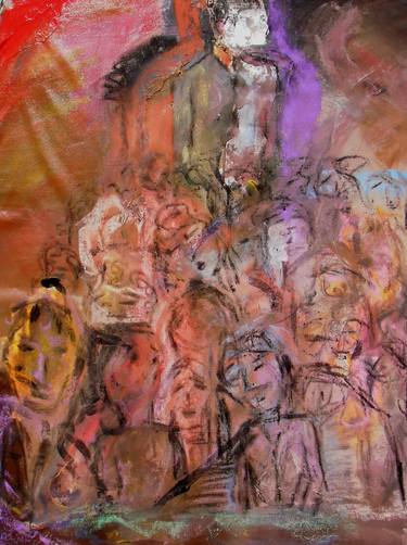 Print of Expressionism People Paintings by Gisela Gaffoglio