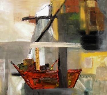 Print of Boat Paintings by Gisela Gaffoglio