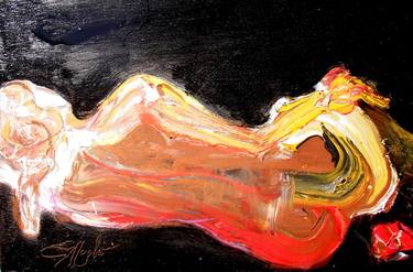 Print of Expressionism Nude Paintings by Gisela Gaffoglio