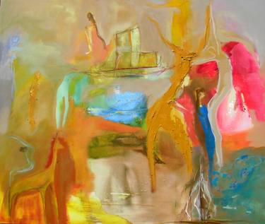 Original Expressionism Abstract Paintings by Gisela Gaffoglio