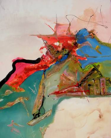 Original Expressionism Abstract Paintings by Gisela Gaffoglio