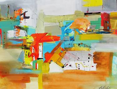Print of Abstract Expressionism Abstract Paintings by Gisela Gaffoglio