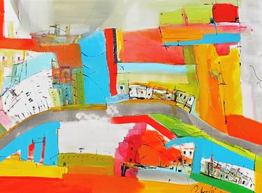 Print of Abstract Paintings by Gisela Gaffoglio