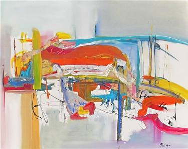 Print of Abstract Paintings by Gisela Gaffoglio